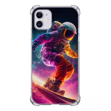 Capa Anti Shock Personalizada Surf Astronauta Ai