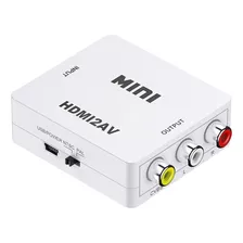 Adaptador Conversor Hdmi Para 3 Rca Audio Video Av Tv Tubo