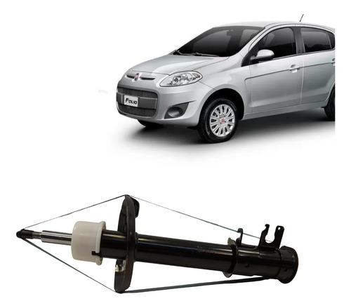 Amortecedor Dianteiro Direito Fiat Palio 13/17 Mp4897 - Fiat - Código 180368343834