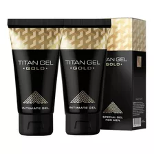 Titan Gel Gold Lubricante Potenciador Agranda Miembro Pack 2