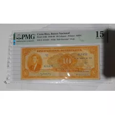 Billete Goleta 100g Banco Nacional De Costa Rica Buen Estado