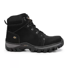 Bota Coturno Masculino Botina Motoqueiro Em Couro Promoção.