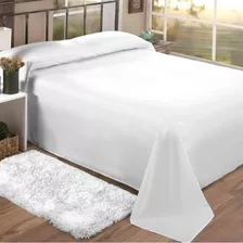 Jogo Cama King Premium Plus 100%algodão Branco Liso Admirare