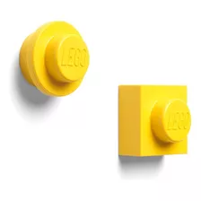 Lego Set Imanes Magneticos Bloques X2 Unidades Colores Color Yellow