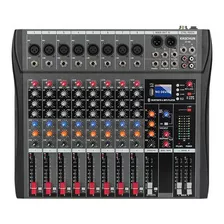 Kaschun Ct80 Consola Mezcladora Profesional De 8 Mixer Usb