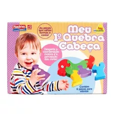 Brinquedo Educativo Bebes Meu Primeiro Quebra Cabeça