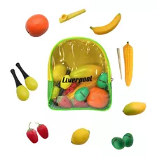 Kit Bandinha Musical Infantil Frutas Liverpool Com Mochila