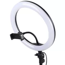 Aro De Luz Led 32 Cm + Soporte Celular + Trípode 2 M