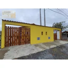 Casas Novas Em Balneario Gaivota Itanhaém! $ 220 Financia