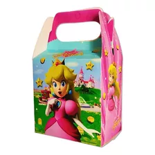 Cajita Feliz Sorpresas Princesa Peach Mario Bros X12und 