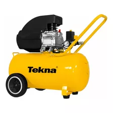 Compressor De Ar Elétrico Portátil Tekna Cp8550c Monofásica 50l 2.5hp 220v 60hz Amarelo