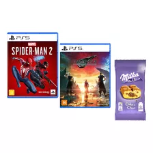 Spiderman 2 + Final Fantasy Kit Ps5 + Brinde Milka