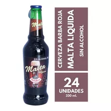 Cerveza Barba Roja Malta Sin Alcohol X 24 X 330ml. --