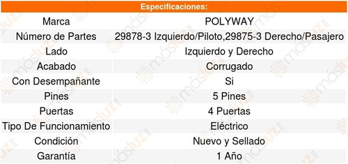 Set 2 Espejos Polyway Jeep Compass 07_16 Foto 3