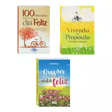 Kit 3 Livros Motivacionais Reflexões Mensagens Orações - Todolivro