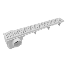 Grelha Ralo Linear Copacabana Branco 50cm Amanco