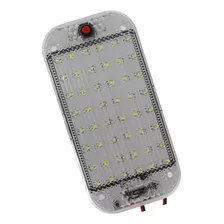 Luminária Lanterna 48led Caminhão 12v 24v Universal C/ Botão