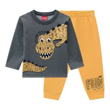 Conjunto Infantil Moletom Pelúciado Masculino Kyly 