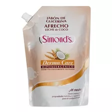 Simonds Jabon Liquido Doypack 750 Ml Afrecho Leche De Coco