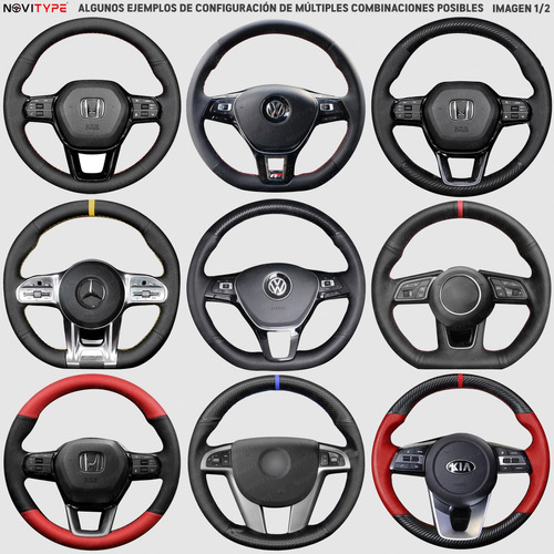 Funda Cubre Volante Toyota Hilux 2015-2024 Piel Cuero Real Foto 8