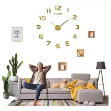 Reloj De Pared Digital 3d Grande Con Estilo Moderno Diy 