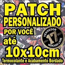 8 Patches Termocolante Personalizados Por Você