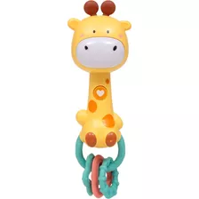 Brinquedo Infantil Girafa Musical Mordedor Luz Som Bebê Buba