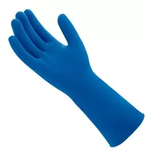 Luva Latex Azul 137 S/forro Mucambo Tam M Ou G Jogo C/5pcs