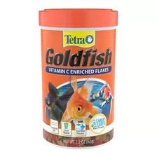 Alimento En Escamas Peces De Agua Fría Carassius Y Goldfish Tetrafin Goldfish Flakes 62g