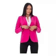 Saco Blazer Shyla Clásico Cuello Con Solapa