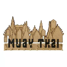 Porta Kruang Preto De Muay Thai Personalizado 1315