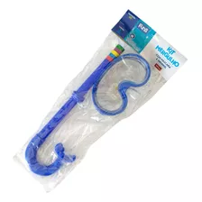 Snorkel + Mascara De Mergulho Kit Infantil Proteção Uv Funs Cor Azul-escuro