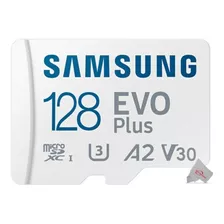 Micro Sd Samsung Evo Plus + 128gb V30 130mb/s Nueva Versión