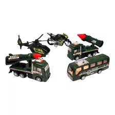 Avión Helicóptero Tanque De Guerra Juguetes Juego Niños 