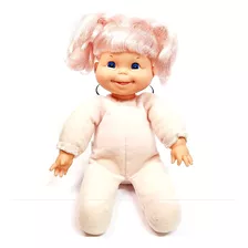 Boneca Feijãozinho Rosa Bebe Estrela 30 Cm