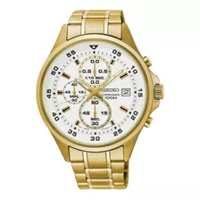 Reloj Seiko Hombre Sks632p1 Dorado Cronógrafo Casiocentro