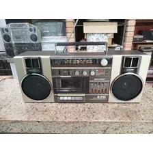 Rádio Gravador Bombox Sharp Gf A-2b 1987 * Lindo *