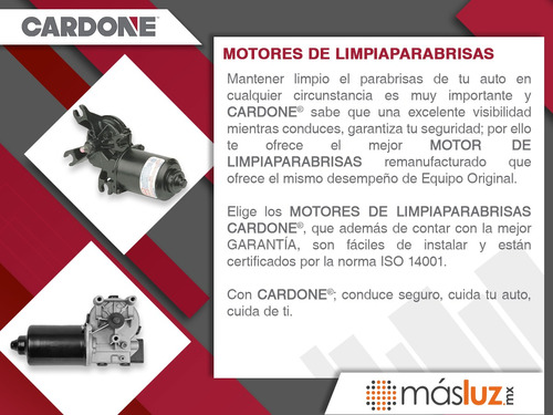 (1) Motor Limpiaparabrisas Del Gmc Sprint 71/72 Reman Foto 6