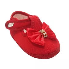 Sapato Infantil Baby Feminino Vermelho 107 Pé Gatinho