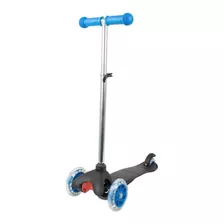 Patinete Infantil Com 3 Rodas Azul Com Led Ate 30kg R2954