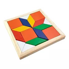 Tangram Mosaico Estrela Brinquedo Educativo Quebra Cabeça