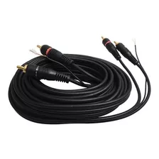 Cabo 2 + 2rca 4mm 5m Emborrachado Loud