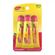 Balsamos Labiales Carmex Frutilla Set De 3 