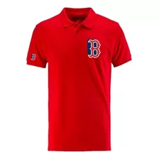 Camisa Tipo Polo Boston Red Sox