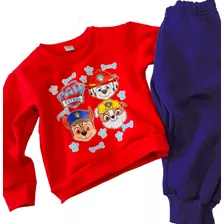 Set Frisa Nene Paw Patrol Patrulla Marshal Conjunto Jogging 