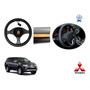Tapetes Logo Mitsubishi + Cubre Volante Montero Sport 04a07