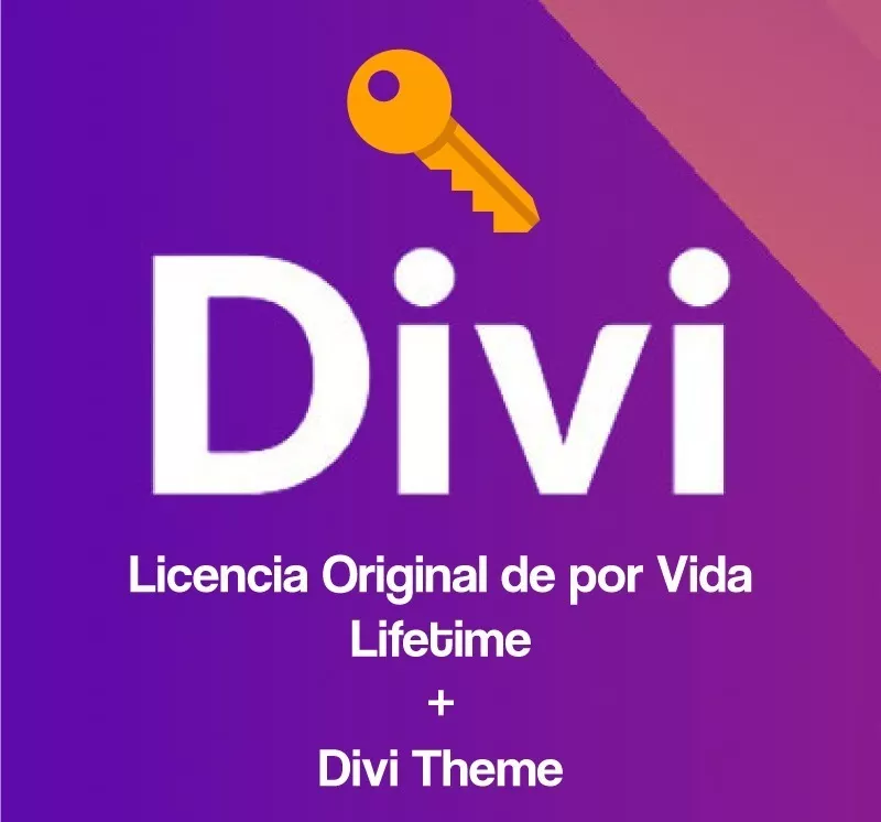 Divi Theme + Licencia Original De X Vida - Api Key Lifetime