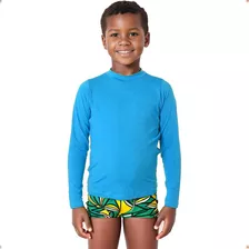 Camiseta Blusa Infantil Proteção Uv50 Solar Praia Verão