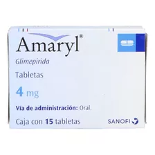 Amaryl 4 Mg 15 Tabletas