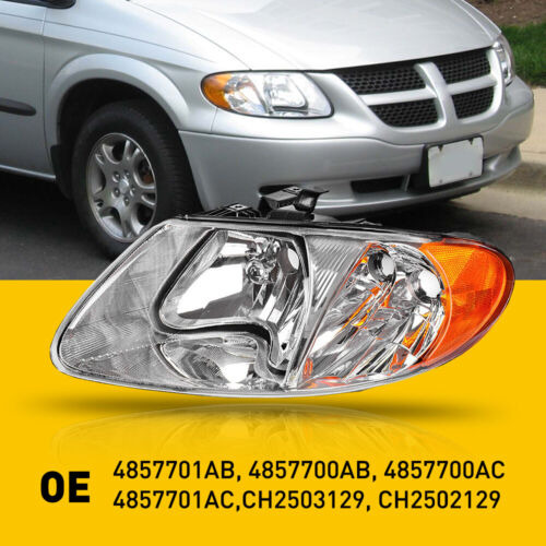 For Dodge Chrysler Projector Headlight Headlamp Lh \u0026 Rh  Aab Foto 3